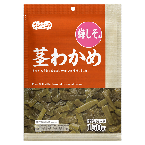 うまみつまみ 茎わかめ 梅しそ味 商品画像 (メイン)