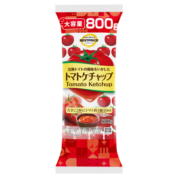 完熟トマトの風味をいかしたトマトケチャップ(特別規格品) 商品画像 (メイン)
