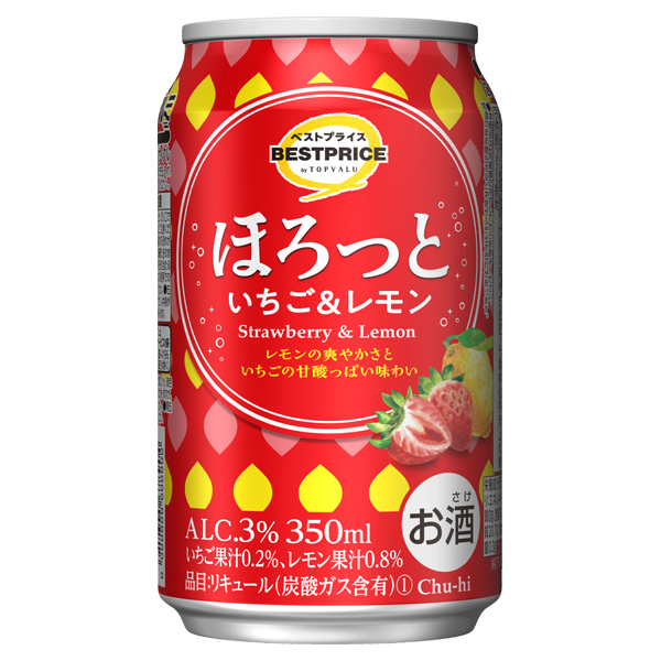ほろっと いちご&レモン -イオンのプライベートブランド TOPVALU