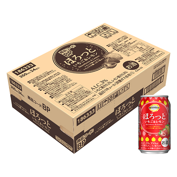 ほろっと いちご&レモン<ケース> -イオンのプライベートブランド