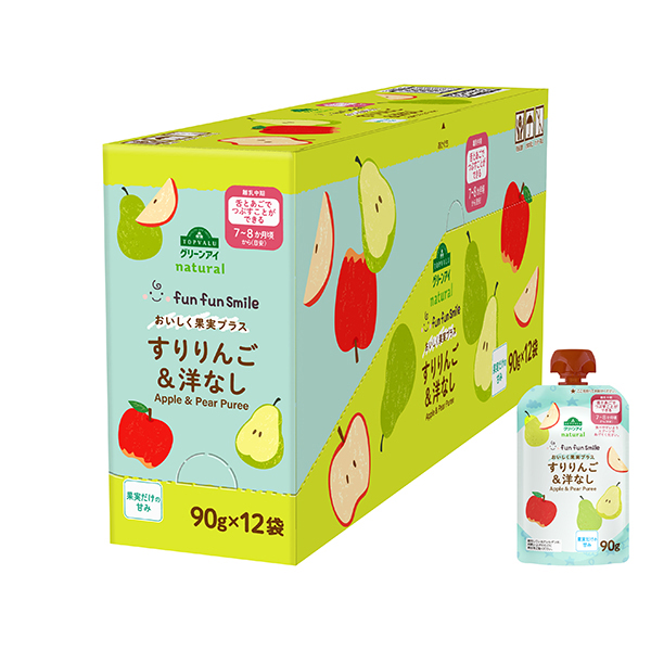 ナチュラル fun fun smile すりりんご&洋なし<ボール> 商品画像 (メイン)