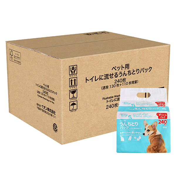 フェティ Fety トイレに流せるうんちとりパック ボリュームパック ケース販売