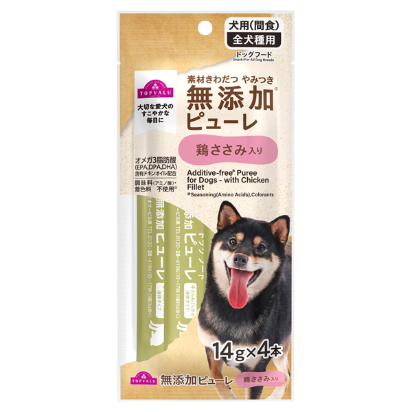 素材きわだつやみつき無添加 ドッグピューレ 鶏ささみ入り 商品画像 (メイン)