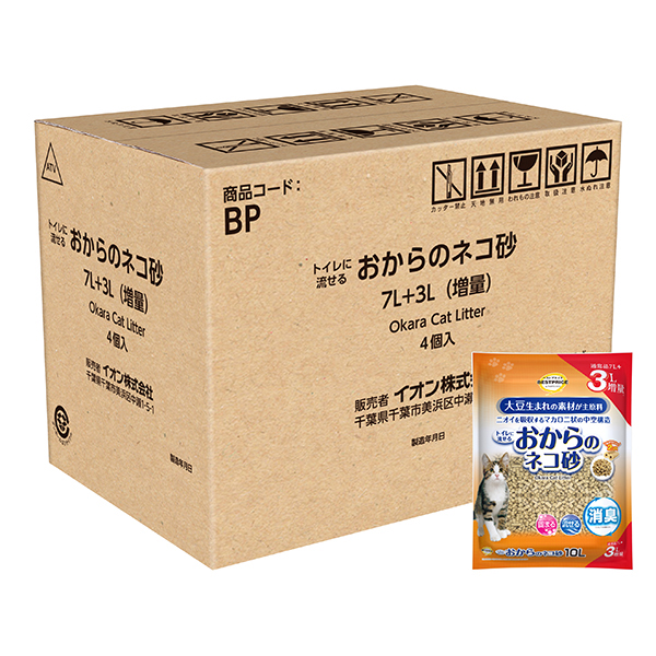 おからのネコ砂7L+3L(増量)ケース販売