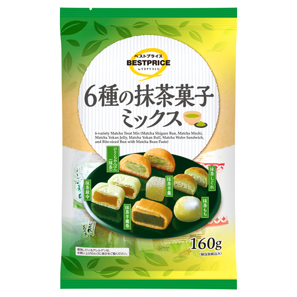 6種の抹茶菓子ミックス 商品画像 (メイン)