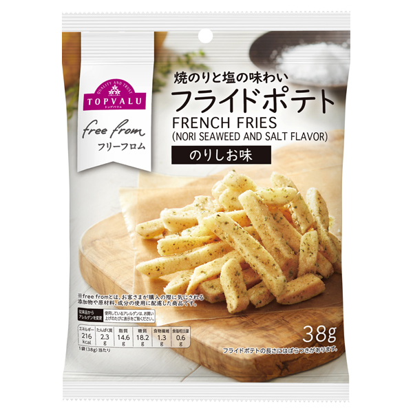 フリーフロム フライドポテトのりしお味 商品画像 (メイン)