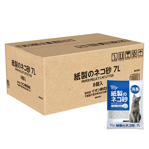 フェティ 紙製のネコ砂 ケース販売用 商品画像 (メイン)