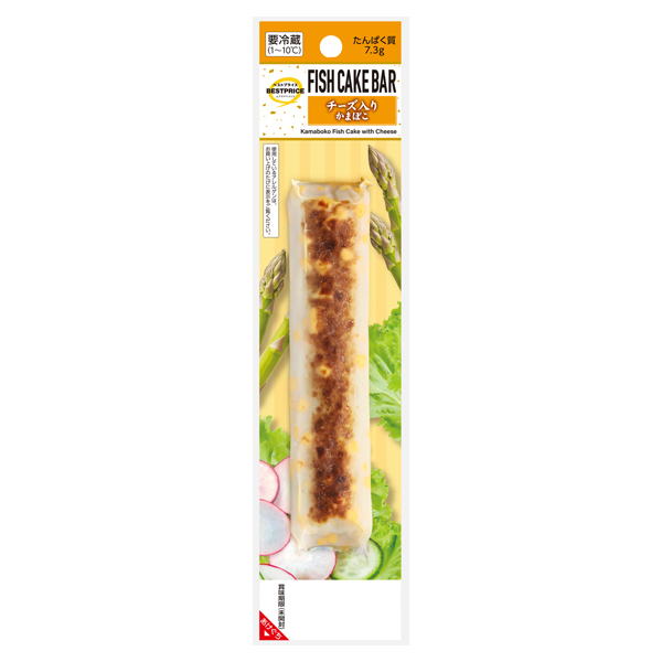 FISH CAKE BAR チーズ入りかまぼこ 商品画像 (メイン)