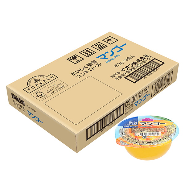 おいしく糖質コントロール マンゴーゼリー -イオンのプライベート
