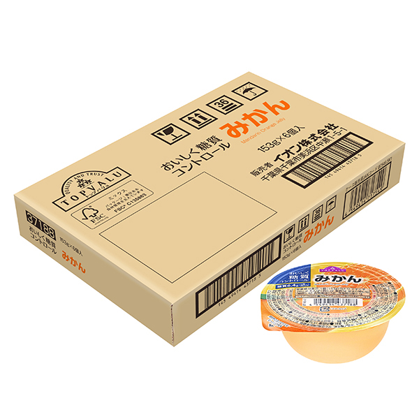 おいしく糖質コントロール みかんゼリー<ケース> -イオンの