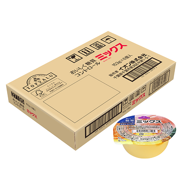 おいしく糖質コントロール ミックスゼリー -イオンのプライベート