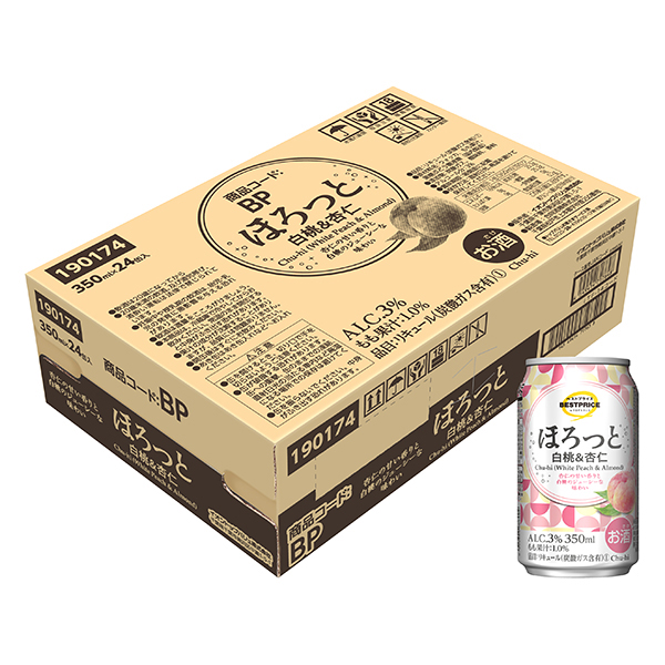 ほろっと 白桃&杏仁<ケース>