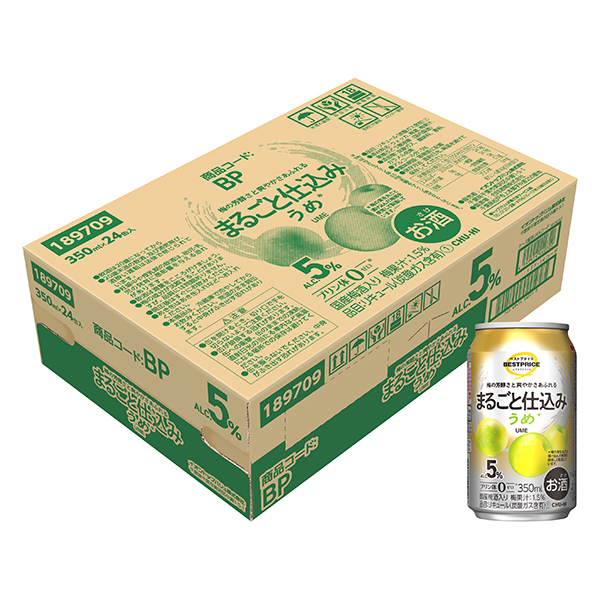 TVBPまるごと仕込みうめ350ケース 商品画像 (メイン)