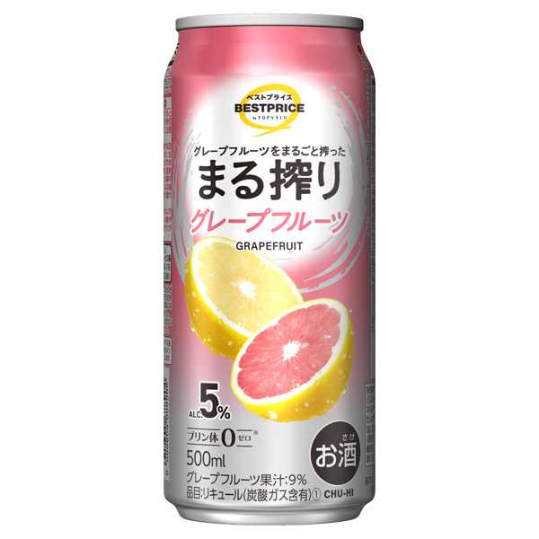 TVBPまる搾りGF500ml -イオンのプライベートブランド TOPVALU(トップ