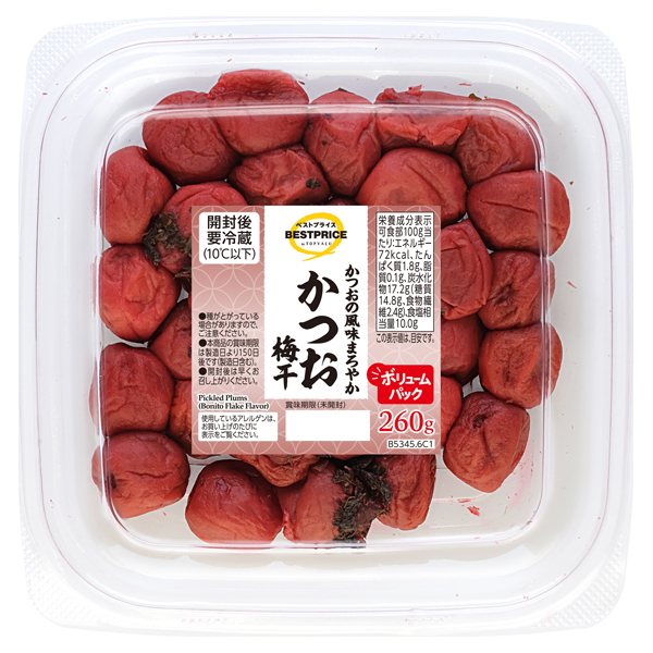 かつお梅干 ボリュームパック -イオンのプライベートブランド TOPVALU