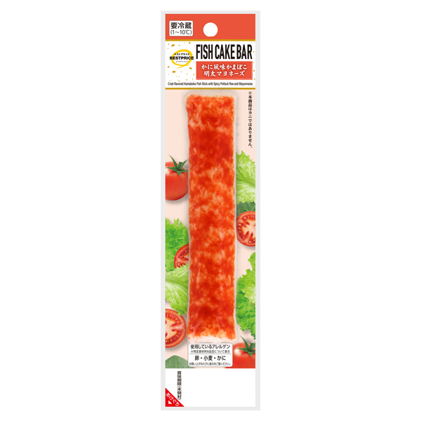FISH CAKE BAR かに風味かまぼこ明太マヨネーズ 商品画像 (メイン)