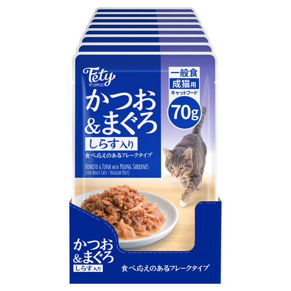 フェティ キャットフード パウチかつお&まぐろしらす入ボール 商品画像 (0)