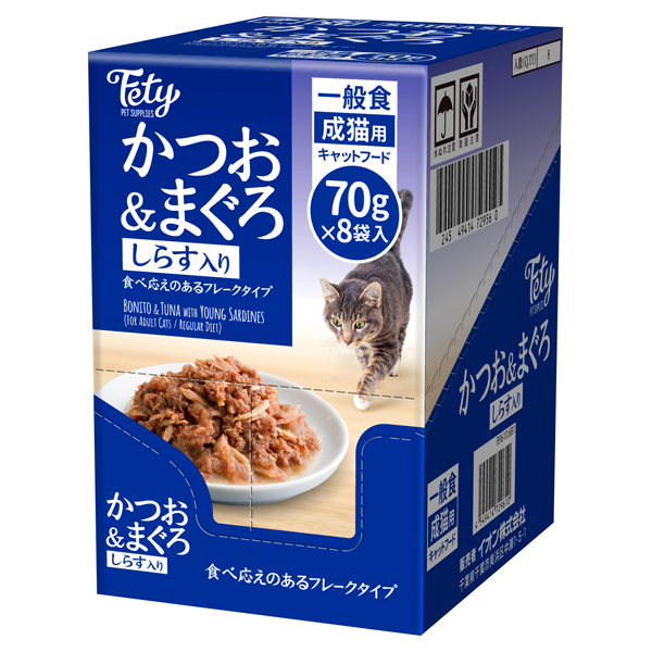フェティ キャットフード パウチかつお&まぐろしらす入ボール