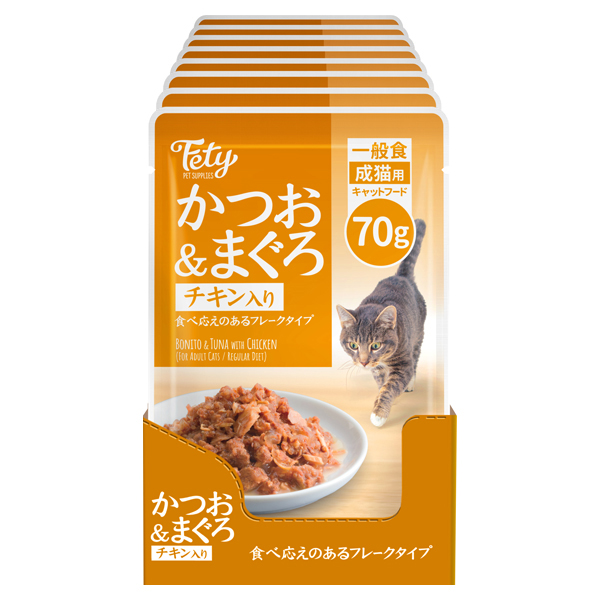 フェティ キャットフード パウチかつお&まぐろチキン入ボール 商品画像 (0)