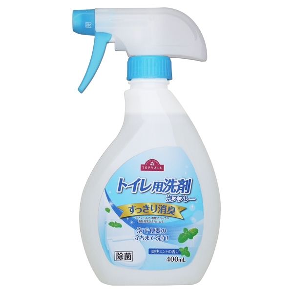 トイレ用洗剤 泡スプレー 爽快ミントの香り 商品画像 (メイン)