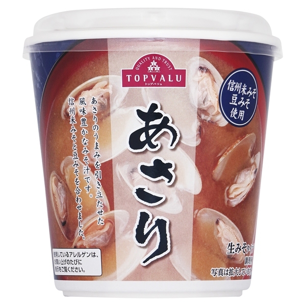 信州米みそ豆みそ使用 あさり 生みそタイプ 商品画像 (メイン)