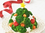 ブロッコリーとポテトサラダのクリスマスツリーサラダ レシピ画像