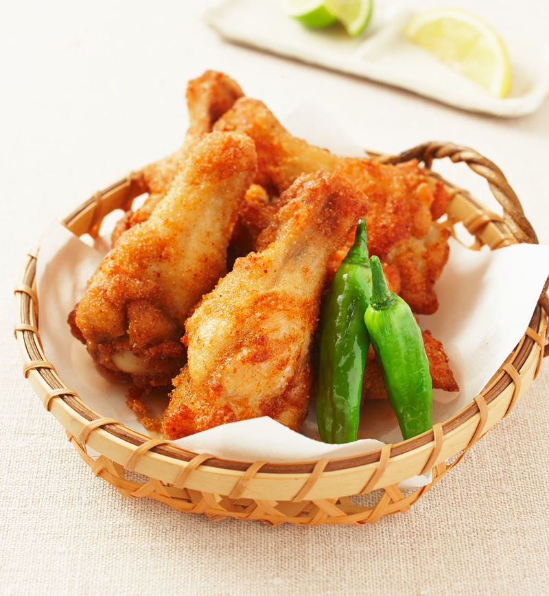 純輝鶏のゆず胡椒手羽から揚げ レシピ画像