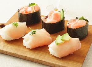 生ハムで作るにぎり寿司&軍艦巻き レシピ画像