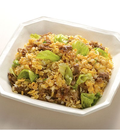 レタス炒飯 レシピ画像