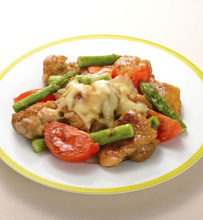 トマトと鶏肉の炒めもの レシピ画像
