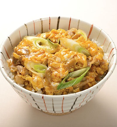 豚とじ丼 レシピ画像