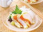鯛とサーモンのとろろ昆布じめ レシピ画像