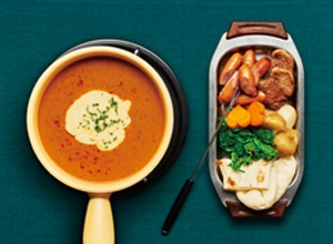 印度風チーズカレーフォンデュ レシピ画像