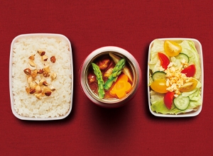 春野菜の欧風お弁当カレー レシピ画像