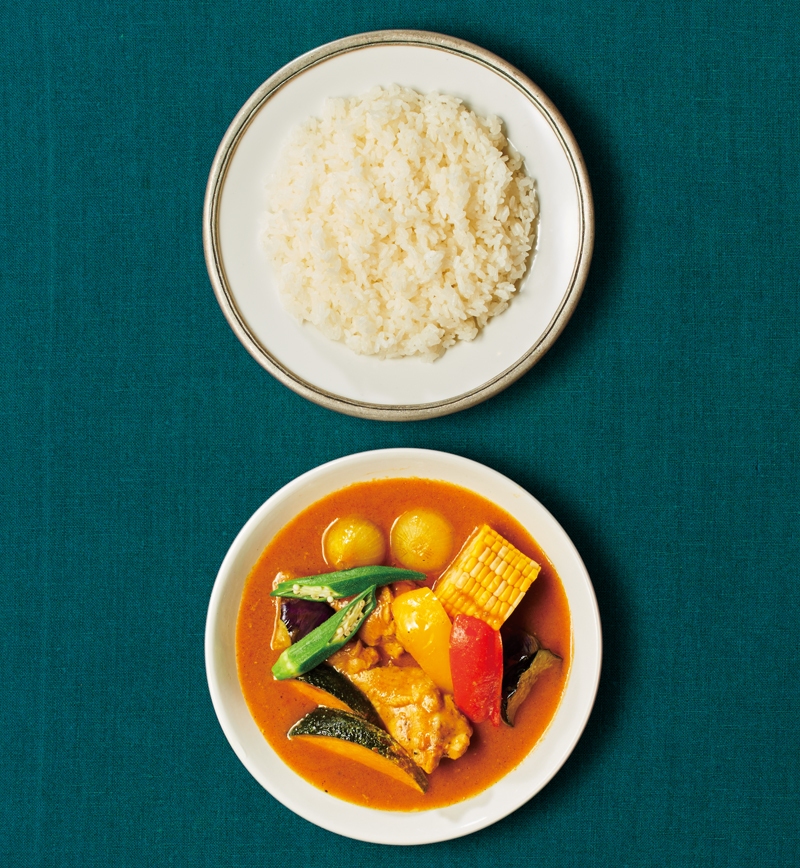 夏野菜たっぷりの印度風スープカレー レシピ画像