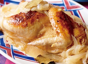 純輝鶏と玉ねぎのビネガー煮 レシピ画像