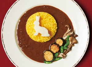 お月見に欧風きのこカレー レシピ画像