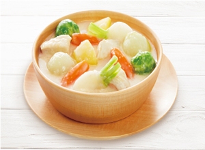 コロコロ野菜のホワイトシチュー レシピ画像