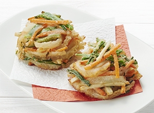 いろいろ野菜のかき揚げ レシピ画像