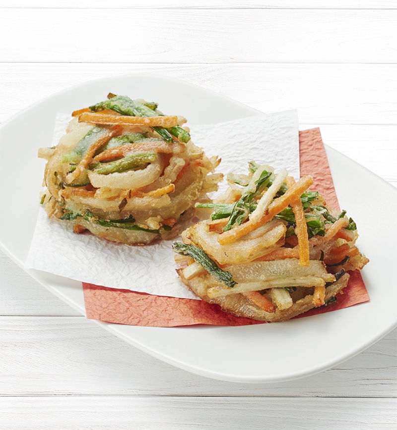 いろいろ野菜のかき揚げ レシピ画像