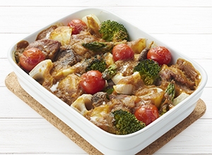 豚肉といろいろ野菜のギュッと焼き レシピ画像