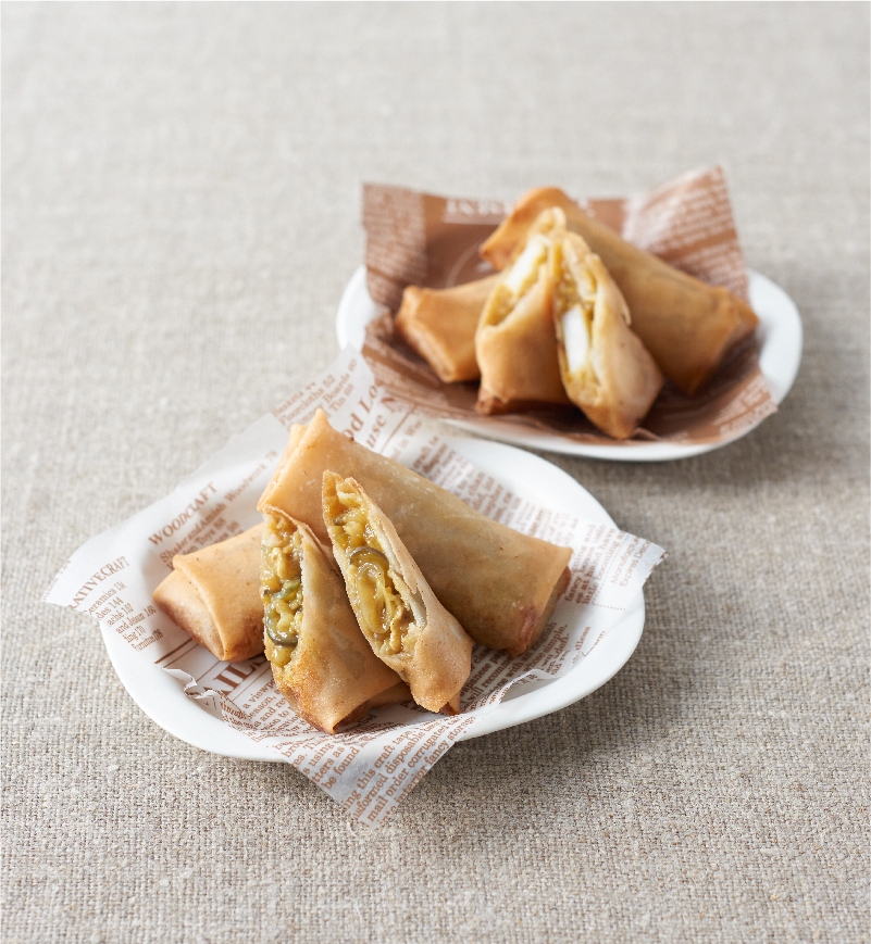 さくさくカレー春巻き レシピ画像
