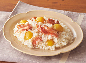 ローストビーフ入り栗ご飯 レシピ画像