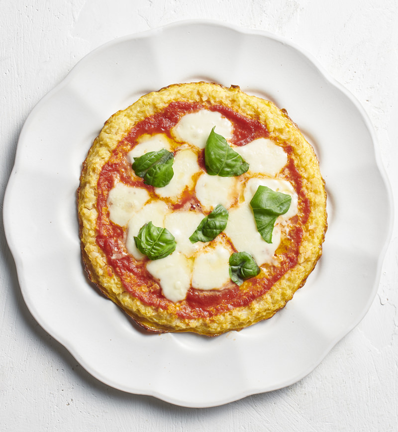 カリフラワー生地のピザ レシピ画像