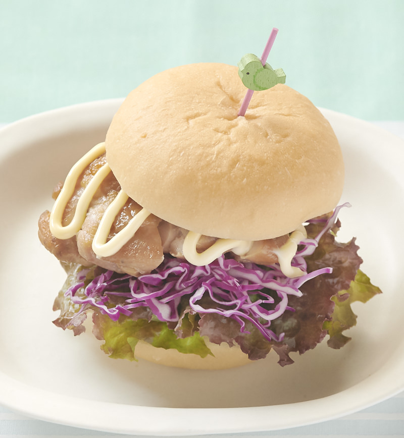 もぐもぐ照り焼きバーガー レシピ画像