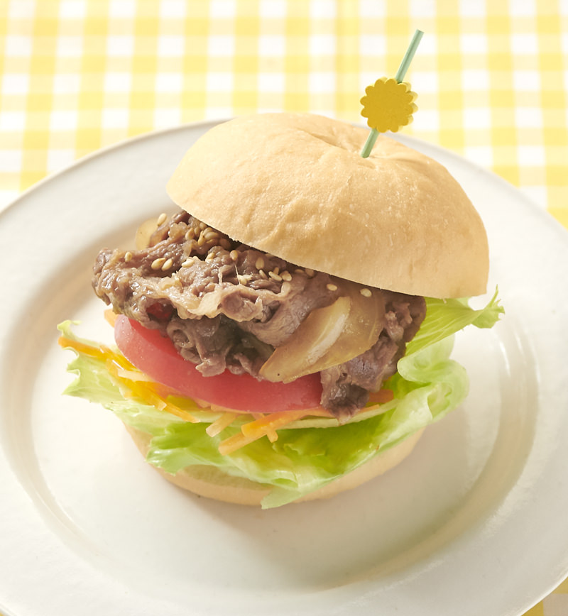 ガブッと焼肉バーガー レシピ画像
