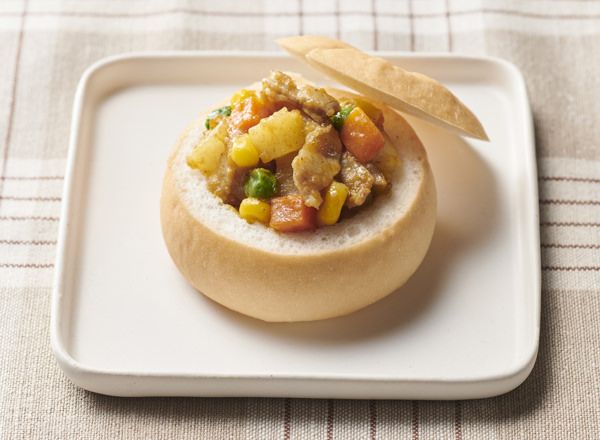 キュートなカップカレーパン レシピ画像