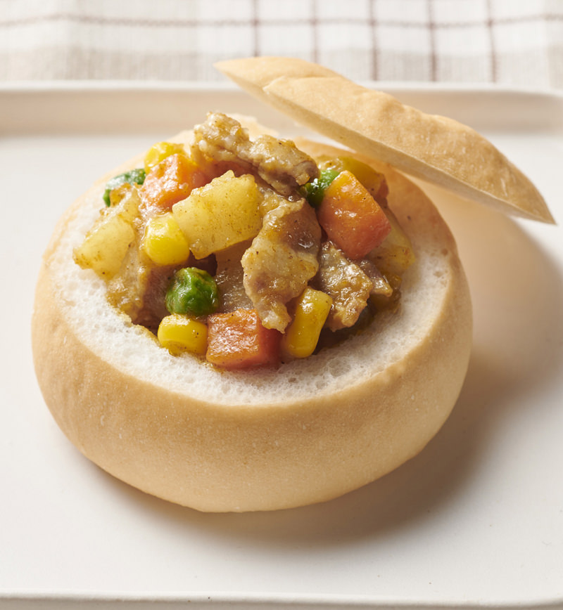 キュートなカップカレーパン レシピ画像