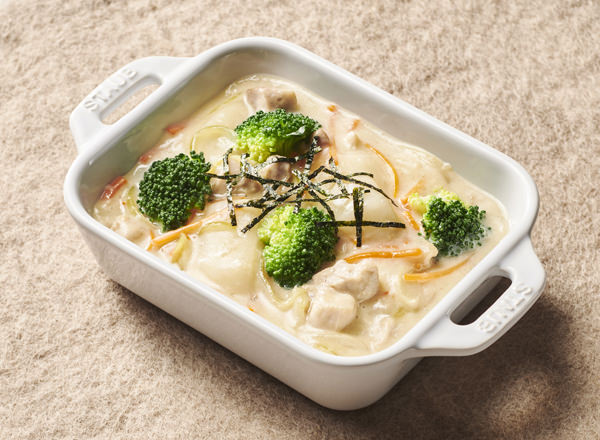 【やさしごはん】とろとろおもちグラタン レシピ画像