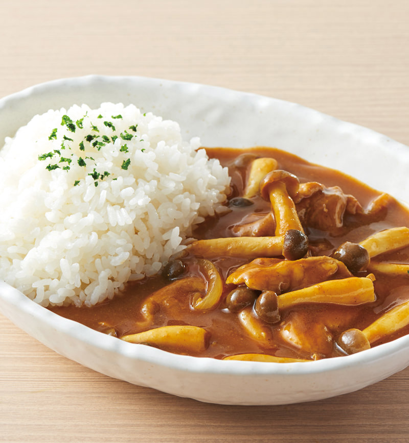 しめじたっぷり和風カレー レシピ画像